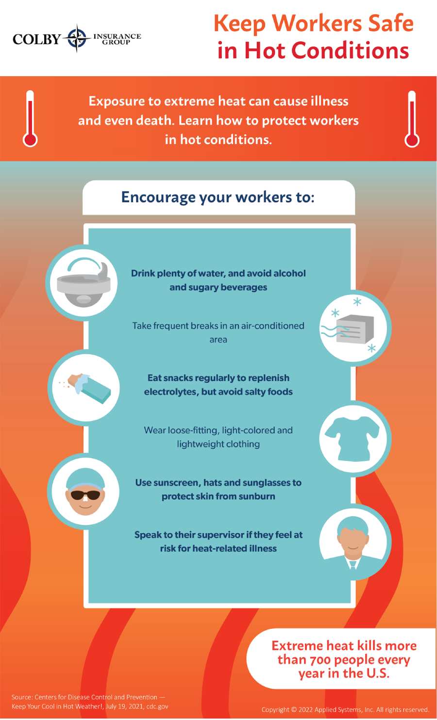 Keep workers safe in hot weather
